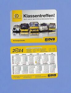 Taschenkalender: 2014 DVB / Dresdner Verkehrsbetriebe: Historische Busse