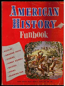 1959 American History Funbook For Kids by Settle G. Beard Boys and Girls 10-14 - Foto 1 di 2