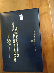 2000 Summer Olympic Games Commemorative Folio Coin and Stamp - Picture 1 of 2