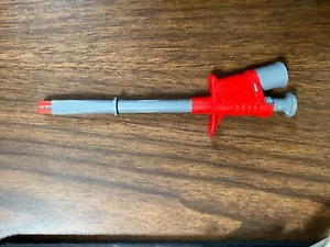 Test Clips Flex Alligator Clip, 6009-PROB-RED, Banana plug connector - Picture 1 of 4