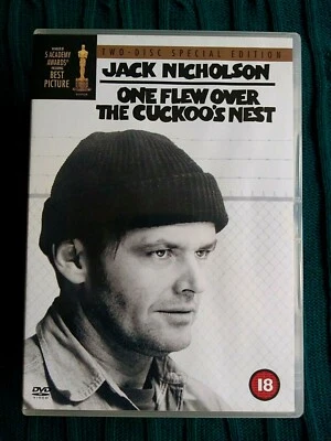ONE FLEW OVER THE CUCKOO’S NEST – DVD, 2-DISC SPECIAL EDITION R-2 LIKE NEW - Image 1 of 2
