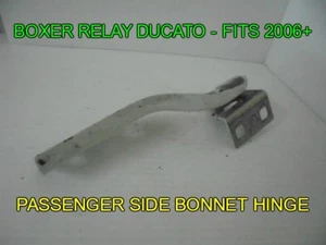 DUCATO RELAY BOXER NS BONNET HINGE FITS 2006-14 WHITE - Picture 1 of 1