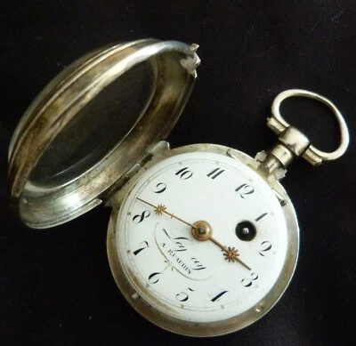 MONTRE DE GOUSSET A COQ EN ARGENT LEGEAY à RUAUDIN - Photo 1/4