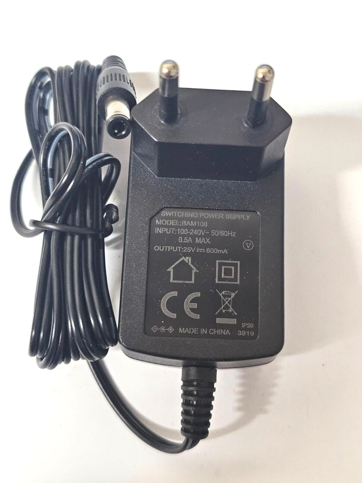 REPLACEMENT CHARGER BELDRAY 25V CORDLESS QUICK VAC LITE VACCUM CLEANER EU PLUG - Image 1 of 4