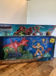MOTU Battlefield Warriors Barrle Armor He-Man e gatto da battaglia - Foto 1 di 6