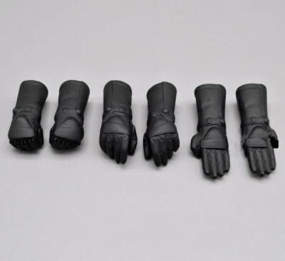 Medicom RAH Escala 1/6 Soldado Moda Mecha Armadura Ligera Guante Negro Modelo de Mano Foto 1 de 2