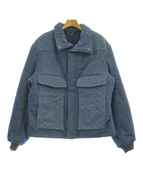 Louis Vuitton Blue Cotton Outer Shell Coats, Jackets & Vests for