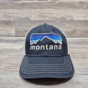 Montana Hiking Outdoor Wear Hat Cap Youth Kids Adjustable Snapback Meshback  - Picture 1 of 6