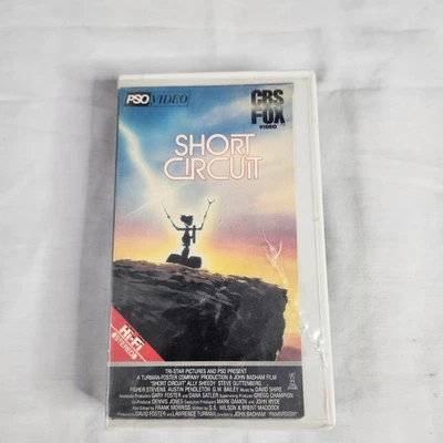 Short Circuit VHS CBS FOX 1986 80s Sci-Fi Robot Vintage Hi-Fi PSO Video - Image 1 of 3