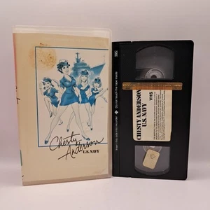 Rare VTG Chesty Anderson US Navy Program Hunters Inc. Video VHS Cut Box Faded - Picture 1 of 11
