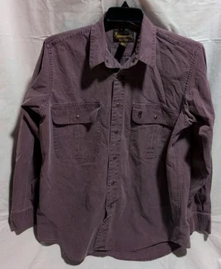 Browning Mens Cotton Button Up Shirt Long Sleeve Large - Picture 1 of 3