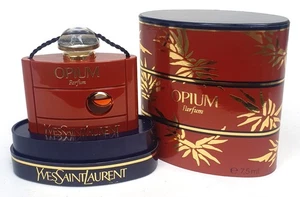 Yves Sain Laurent OPIUM Vintage Parfum Pure 7,5 ml Splash Flakon mit Quaste 70er - Bild 1 von 3