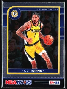 2024-25 Hoops Blue Obi Toppin Indiana Pacers #193 - Picture 1 of 2