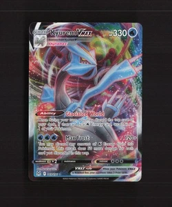 Tarjeta holográfica Pokémon Kyurem VMAX 049/196 Lost Origin ultra rara casi nueva - Imagen 1 de 10