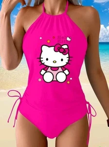 Hello Kitty Girls Beach Vacation Maldives Tulam Swimsuit Bathing Suit Women's - Picture 1 of 6