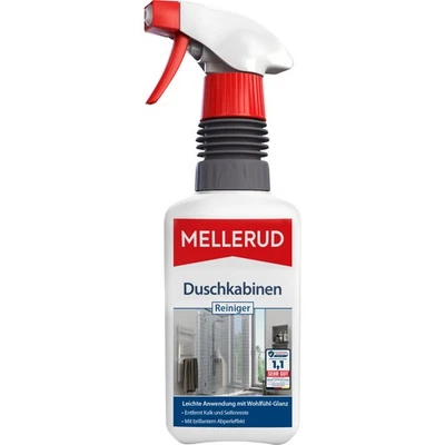 MELLERUD Duschkabinen Reiniger | 0,5L | für streifenfreie Sauberkeit und Glanz - Bild 1 von 4