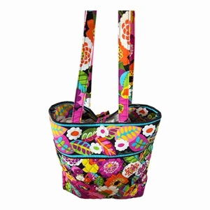 New Vera Bradley Tote Va Va Bloom Pink Floral Toggle $49 - Picture 1 of 9
