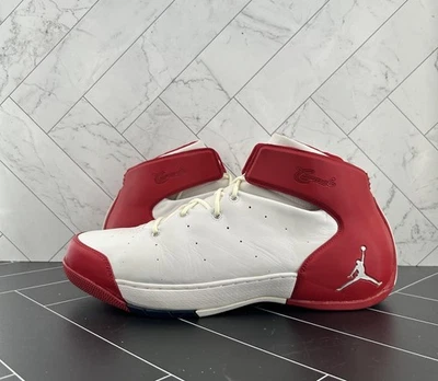 Nike Jordan Carmelo 1.5 Blanco Rojo Universitario Talla 14 309265-104 Foto 1 de 4