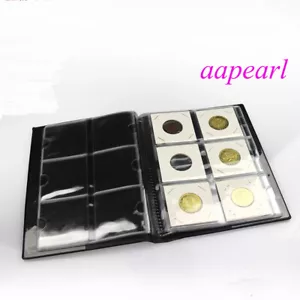 60 Pockets Album 10 Pages 52mmx52mm Holders Coin Money Protection Collections - Picture 1 of 3