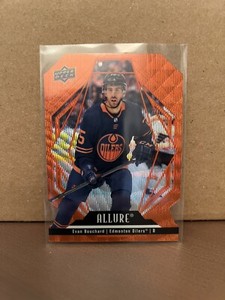 2022-23 Upper Deck Allure Evan Bouchard Orange Slice #10 Edmonton Oilers