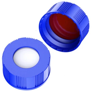 Tapas de viales con tapa de tornillo de 2 ml 9-425 - PTFE rojo/septa de silicona blanca, para vial de 2 ml 9-425 - Imagen 1 de 12