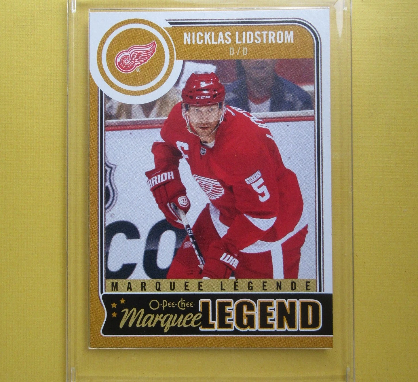 NICKLAS LIDSTROM  2009-10  MARQUEE LEGENDS  OPC  #580  Detroit Red Wings