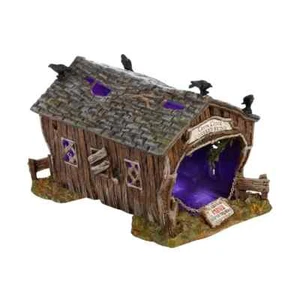 Dept 56 CROW CREEK PUENTE CUBIERTO Halloween Village 4030784 TOTALMENTE NUEVO EN CAJA - Imagen 1 de 2