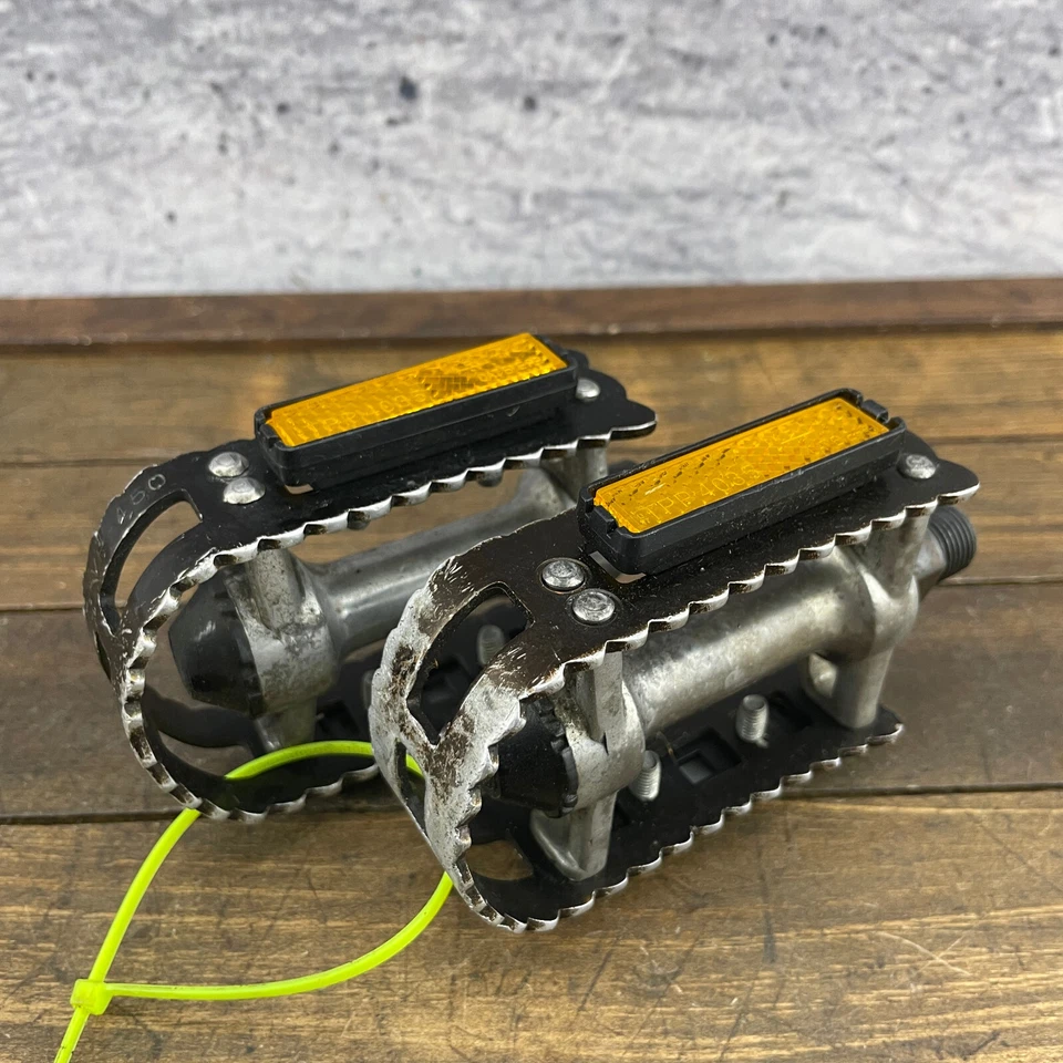 Pedais de BMX Victor Old School VP-450 9/16 em BMX Racing anos 80 liga MTB A3 - Imagem 1 de 4