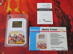 Vintage RadioShack Motocross Handheld komplett in Box CIB mit Handbuch 60-8916 - Bild 1 von 8