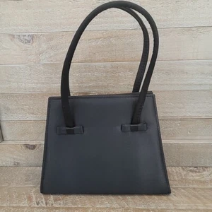 Womens Handbag Satin Purse Black Small Evening Bag Cocktail Party  - Picture 1 of 17