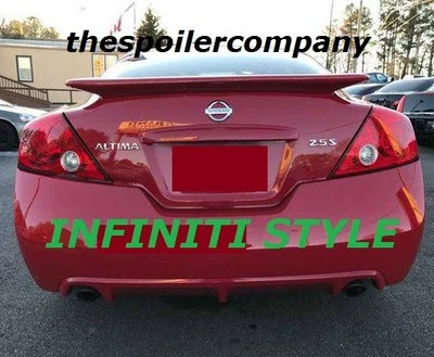 Para Nissan Altima 2dr Coupe 2008-2013 Spoiler Primer Cinza Sem Pintura Sem Luz Novo - Imagem 1 de 4