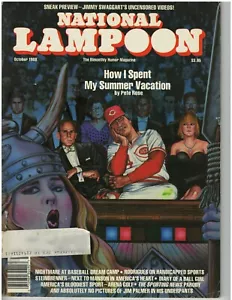 National Lampoon Magazine October,1988 How I Spent My Summer Vacation Pete Rose - Picture 1 of 2