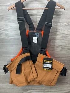 Browning Vest Men One Size Tan Upland Strap Hunting Field adj waist/shoulder NEW - Picture 1 of 4