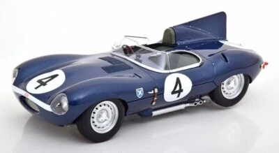 Coche de carreras modelo Jaguar D CMR 142 Nº4 Ecurie Ecosse ganador Le Mans 1956 1:18 Foto 1 de 4
