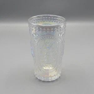 VINTAGE RETRO VIKTORIANISCH INSPIRIERT OPAL SCHILLERND HASE KANINCHEN SCHUHNAGEL HOCH GLAS - Bild 1 von 9