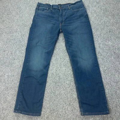 Levis 514 Jeans Mens Blue 39x30 Straight Stretch - Image 1 of 4