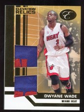 Dwyane Wade 2007-08 Bowman Elevation Relics Patch Relic Serial #d 7/9 Miami Heat