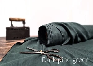 Pine Green Cotton Fabric by the Yard - Perfect for Upholstery, Crafts, Apparel - Picture 1 of 3