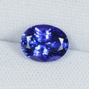 2,36 ct TOP LUSTROSO Corte Ovalado AAA AZUL VIOLETA TANZANITA NATURAL Ver Vdo 8950 - Imagen 1 de 2