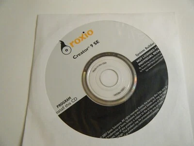 New Roxio Creator 9 SE CD. Software for video editing on older systems - Image 1 of 3