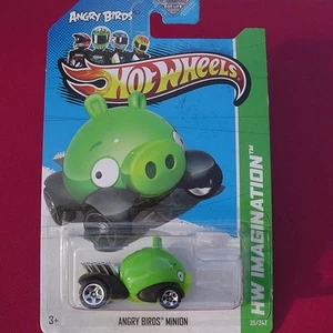 "Angry Birds MINION ""Verde"" HW Imagination ¡SNORRRT!!! ¡Nuevo SELLADO en Blister Pack! - Imagen 1 de 2