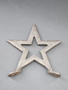 Antique Cast Iron Star Architecture Barn Roof Topper 6.5" - Picture 1 of 4