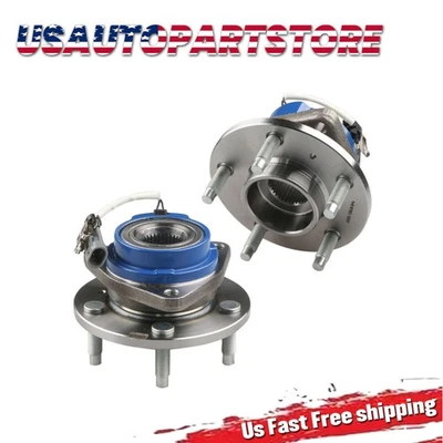 Pair Front Wheel Bearing Hubs Assembly for Impala LeSabre Grand Prix Aurora DTS Foto 1 de 4