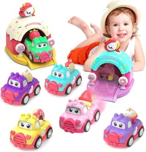 Toys for 1 Year Old Girls,Baby Cartoon Car with Shooting Car... - Picture 1 of 7