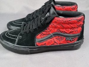 Vans Premier X Skate Grosso Red Laced Men Shoe Size 10 Black Casual Skateboard - Picture 1 of 24