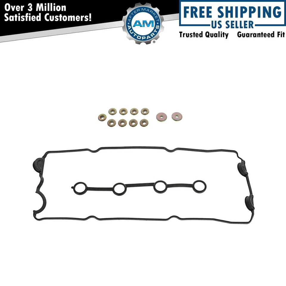 阀盖垫圈扣眼火花塞管密封套装适用于93-01 Altima 2.4L — 第 1/1 张图片