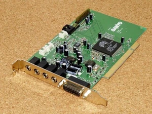 Sanyo Techno Sound PowerCard 3Dsound PCI Sound Card Used OTI-610 Chip - Photo 1/4