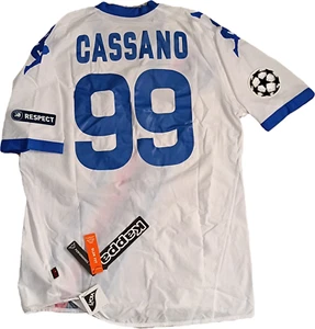 maglia calcio vintage Sampdoria CASSANO player issue 2010 2011 XL Kappa UEFA CL - Foto 1 di 12