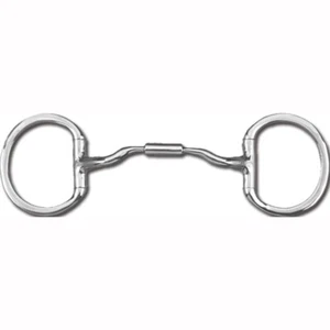 Myler Eggbutt sin ganchos puerto bajo confort Snaffle MB 04 5,5" boca - Imagen 1 de 1