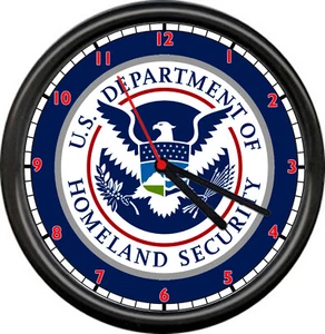 United States Department Of Homeland Security Govt Office Seal Sign Wall Clock - Picture 1 of 1